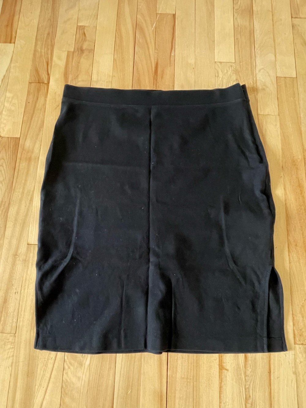 GAP black cotton pencil skirt XL